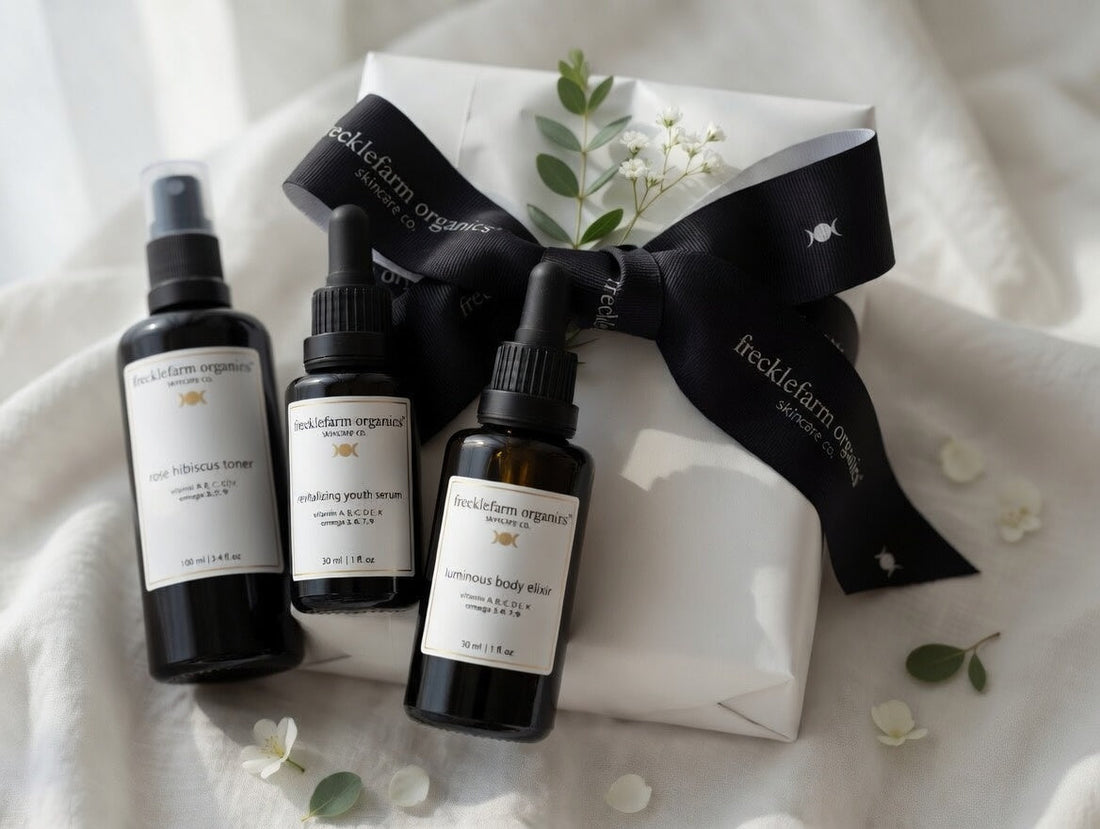 Create Your Daily Glow Ceremony: How to Use Our Rose Hibiscus Toner, 24K Revitalising Youth Serum &amp; Luminous Body Elixir